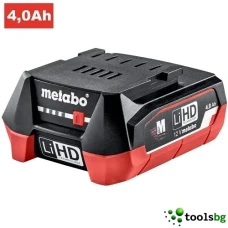 METABO BATTERY PACK LIHD 12 V 4.0 AH - ПРОФЕСИОНАЛНА АКУМУЛАТОРНА БАТЕРИЯ